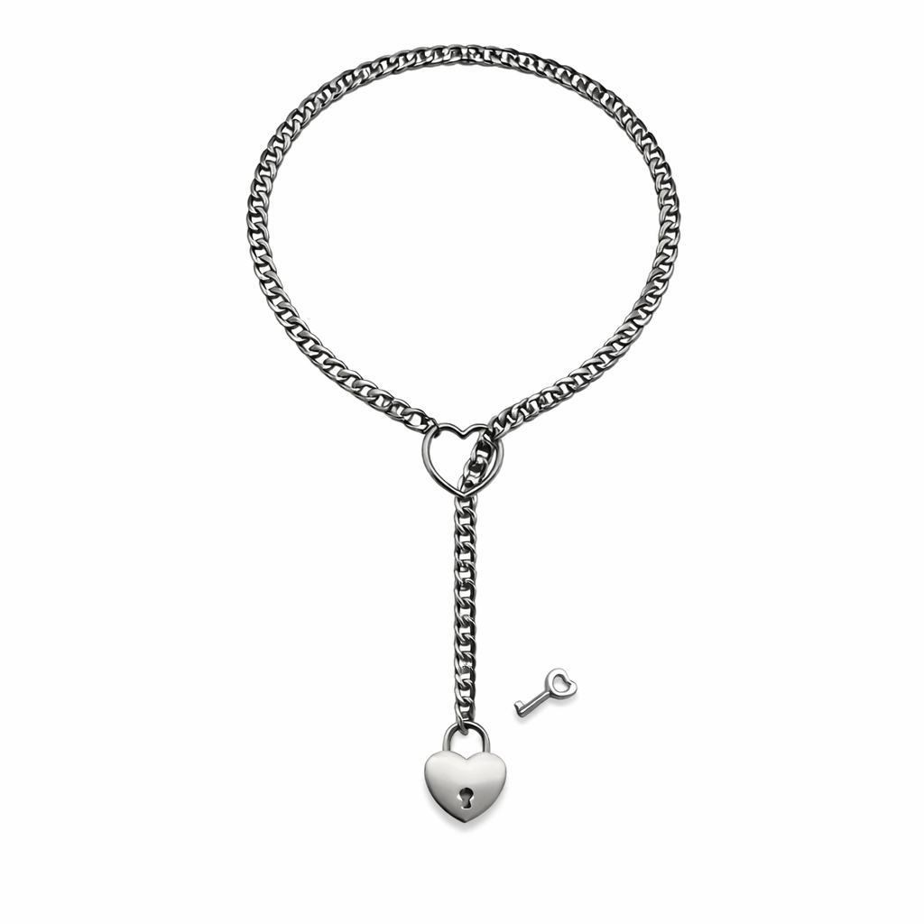 Heartshackles™ - Lock & Key Slip Chain
