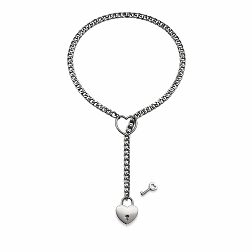 Heartshackles™ - Lock & Key Slip Chain