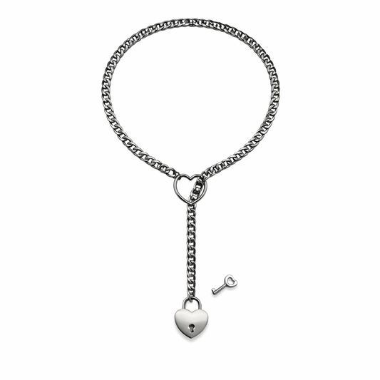 Heartshackles™ - Lock & Key Slip Chain